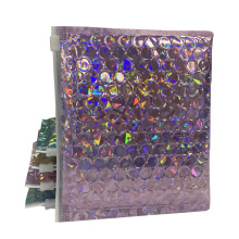 Ziplock Shiny Bubble Enveloppe Mailers Sacs holographiques